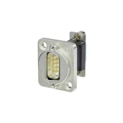NEUTRIK  NADB9MF Adaptateur et connecteur de c&acirc;bles D-SUB Noir, Argent