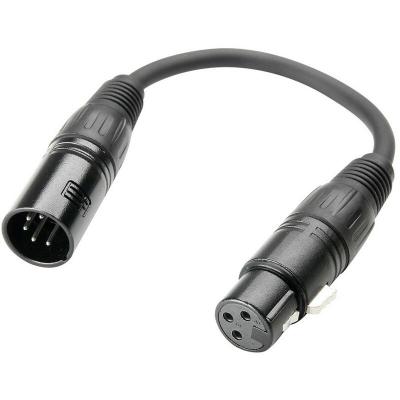 ADAM HALL Adaptateur DMX XLR 5-poles M Vers XLR 3-poles F 0.2 M c&acirc;bles DMX