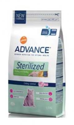 AFFINITY ADVANCE Advance Sterilized High protein &agrave; la dinde pour chat 2 x 15 kg