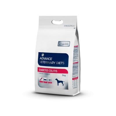 ADVANCE  Veterinary Diets Croquettes pour Chien Diabetes Colitis - 3 kg