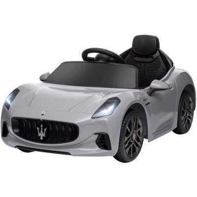 AIYAPLAY Voiture &eacute;lectrique enfants 12v t&eacute;l&eacute;commande 24g gris