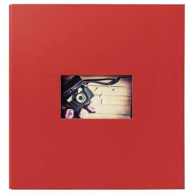 PANODIA Album photo traditionnel studio rouge 60 pages 300 photos 10x15 276171