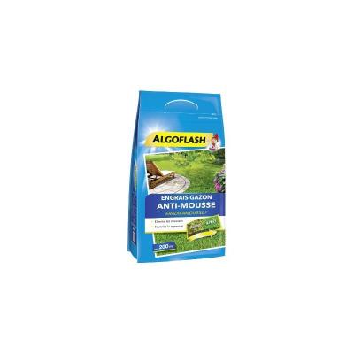 ALGOFLASH Engrais Gazon Anti-mousse 6kg 