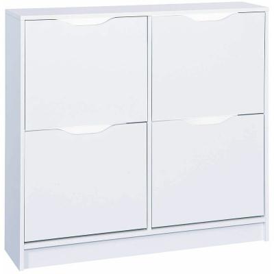 JENNY - Meuble &agrave; Chaussures Coloris Blanc - Altobuy