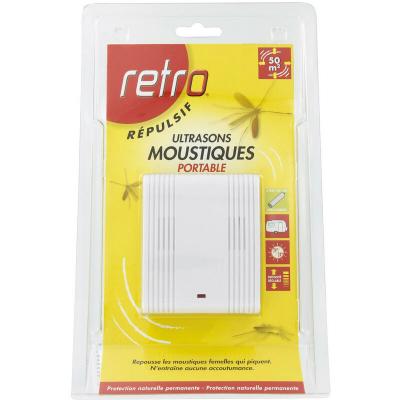 RETRO  r&eacute;pulsif Ultrasons anti moustiques