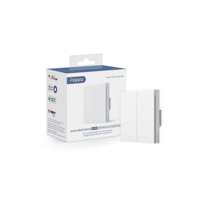 AQARA  Smart Wall Switch - Double rocker (Avec Neutre), Palpeur