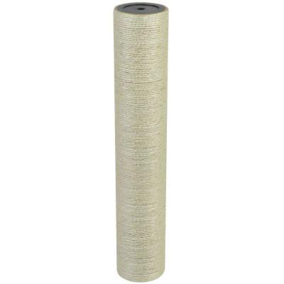 HELLOSHOP26 Arbre &agrave; chat griffoir grattoir niche jouet animaux peluch&eacute; 8 x 45 cm 8 mm beige 