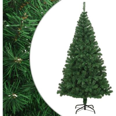 Arbre de no&euml;l artificiel avec branches &eacute;paisses vert 240 cm pvc