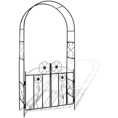 VIDAXL   Arche de jardin avec la porte