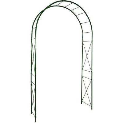 CENTRALE BRICO Arche tube ROND20 losange vert sapin - 130x40x250 cm - Acier &eacute;poxy 