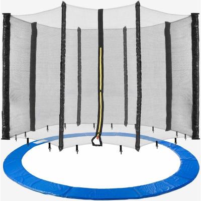 AREBOS  Coussin de Protection pour Trampoline 430 cm + Filet pour 8 tiges
