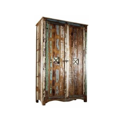 Armoire 118x60 Bois de r&eacute;cup&eacute;ration laqu&eacute; Multicolore NATURE OF SPIRIT #42