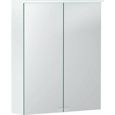 Geberit Option Armoire de toilette basique 500258001 550x675x140mm, avec &eacute;clairage, deux portes