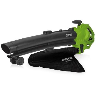 VITO Souffleur Aspirateur 3000W Sac 35L Poign&eacute;e r&eacute;glable Gazons All&eacute;es Terrasses Jardins