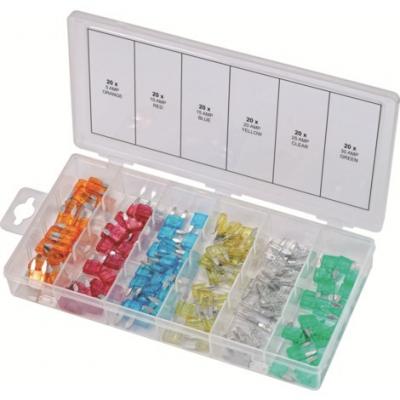 KS TOOLS  970.0280 Assortiment de Mini-fusibles, 120 Pcs