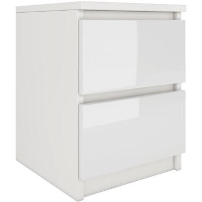 Table de chevet / Table de nuit moderne avec 2 tiroirs Malwa M2