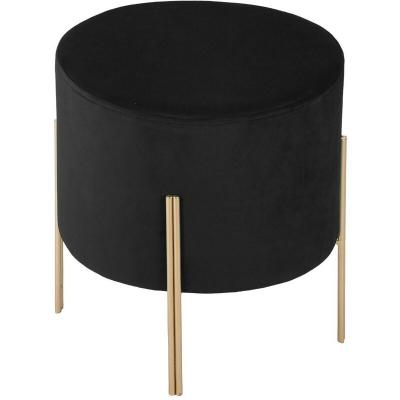 ATMOSPHERA Pouf &Oslash; 34 cm LIVEA Noir