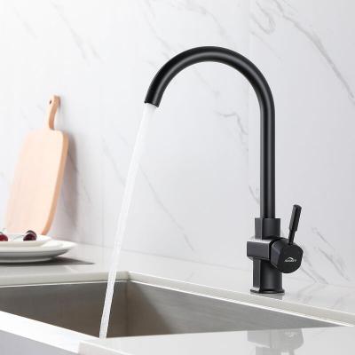 AURALUM MAX  - Auralum Robinet de cuisine avec douchette &agrave; ressort en acier inoxydable bross&eacute; Robinet de cuisine pivotant &agrave; 360 &deg; en acier inoxydable