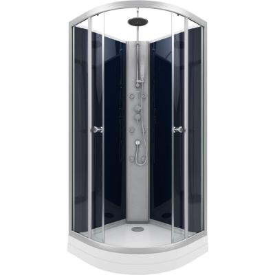 AURLANE  - Cabine de douche 1/4 de cercle - 85x85x225cm - nighty