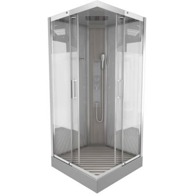 AURLANE  - Cabine de douche shacky square 90 carr&eacute;e 90x90x215cm