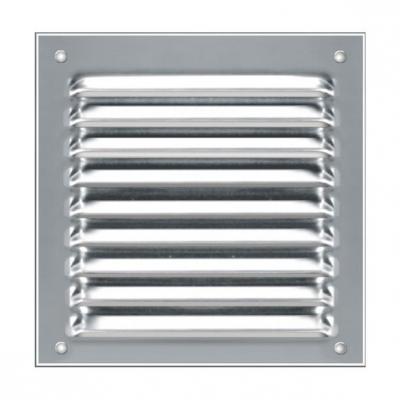 AUTOGYRE Grille Alu Anodis&eacute; persienne en Appli.Mousti.150x150 Sachet
