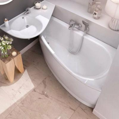 Avocado Tablier en acrylique blanc pour baignoire, orientation droite, 150cm (CZS1000A00) 