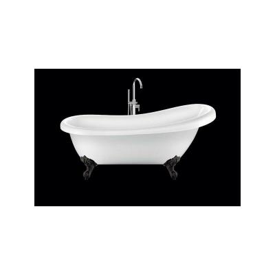 Baignoire ancienne RICHMOND 171 Blanche avec Pattes d'aigle noires Noir