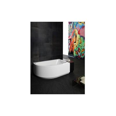 Baignoire asym&eacute;trique droite Sicilia acrylique 160x100cm 