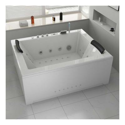 Distribain_D Baignoire baln&eacute;o rectangulaire Elle&Lui 40 jets Whirlpool