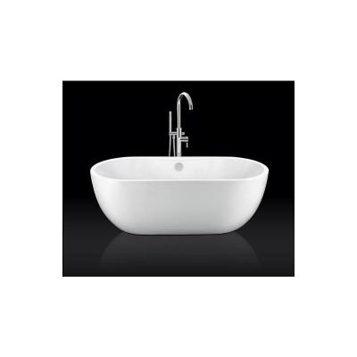 Stano. - Baignoire &icirc;lot design ovale boston blanche 166 cm - Blanc
