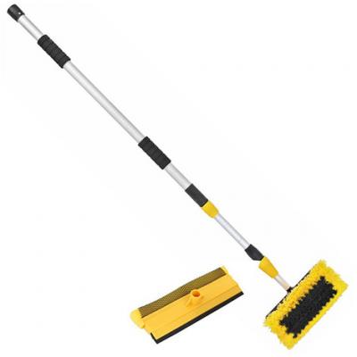 EURO VANADIUM Balai Brosse De Lavage Multifonction T&eacute;lescopique - 3 M&egrave;tres - Panneaux Solaires, Voiture, Fen&ecirc;tre