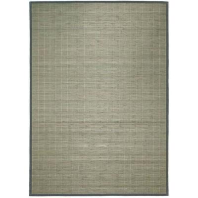 THEDECOFACTORY Bali chic - Tapis en bambou gris vert 135x190cm