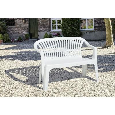 PROGARDEN  - Banc de banc 2 Diva de jardin en r&eacute;sine ext&eacute;rieure empilable