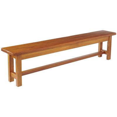 Banc de ferme 4 places en bois de ch&ecirc;ne massif L195