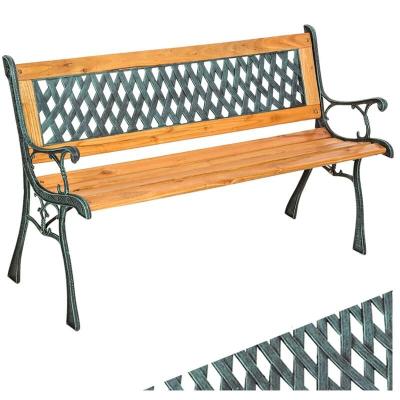 TECTAKE  banc de jardin tamara 2 places 128 x 51 x 73 cm 401423