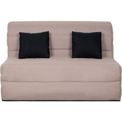 RELAXIMA Banquette BZ 140 ORLANDO pearl taupe - matelas Dunlopillo 
