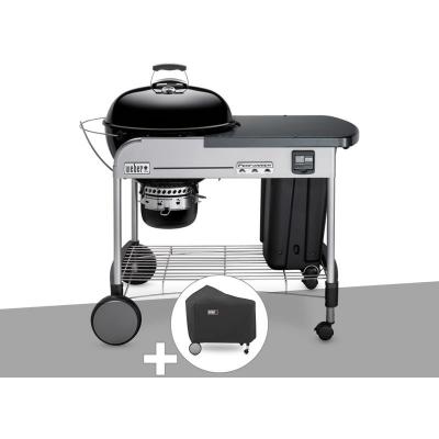 WEBER Barbecue &agrave; charbon  Performer Premium GBS 57 cm Noir + Housse