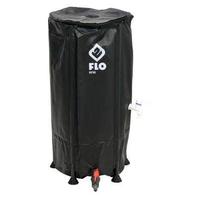FLO  Baril de pluie pliable - 100L - PVC - 40 x 40 x 78 cm