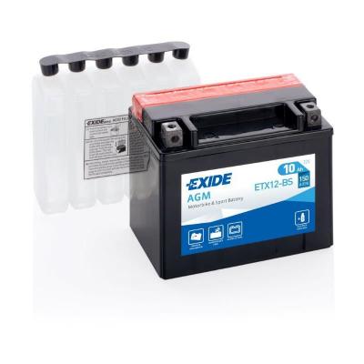 EXIDE  - Batterie moto ETX12-BS YTX12-BS 12v 10ah 150A
