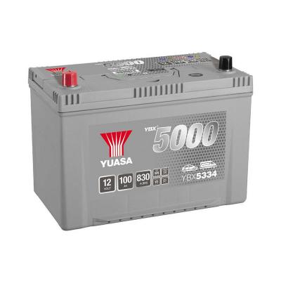 YUASA  YBX5334 Batterie de d&eacute;marrage haute performance &ndash; Argent