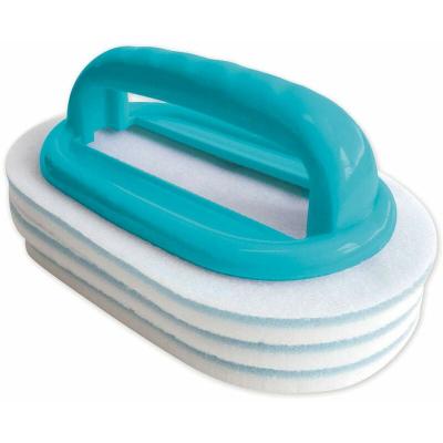 BAYROL  - Brosse Ligne D Eau avec 2 TAMPONS DE Remplacement - - 411009