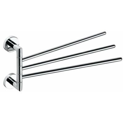 BEMETA Porte-serviettes triple rotatif OMEGA en chrome 42x19,5x7cm 