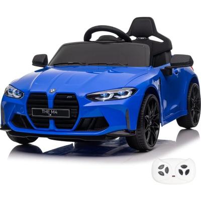 VROOOMY Voiture &Eacute;lectrique Pour Enfants 12v - Bmw M4 Competition - 1 &Agrave; 5 Ans - Bleu