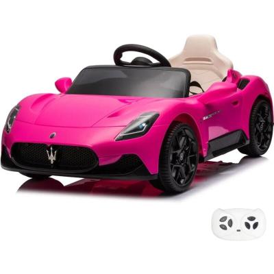 VROOOMY Berghoff - Voiture Enfants 12V - Maserati MC20 Cielo - 1 &agrave; 5 ans - Rose