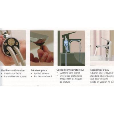 JACOB DELAFON  - Mitigeur cuisine Aleo Bec haut chrome