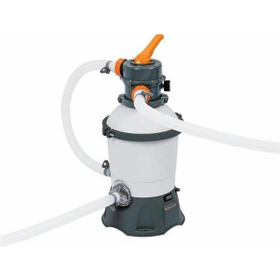 BESTWAY Flowclear Pompe de filtration &agrave; sable  Blanc