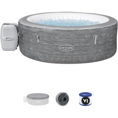 BESTWAY  - Spa gonflable rond Lay-Z-Spa Budapest AirJet&acute; 4-6 places