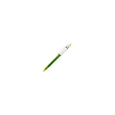 BIC C/12 Boligrafos  4 Colores Fluo Medium - [Livre en VO]
