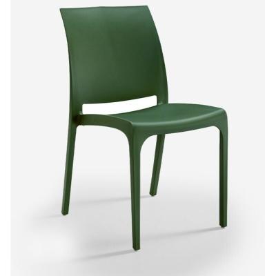 BICA Chaise monobloc en plastique  Volga - Vert citron - Design contemporain