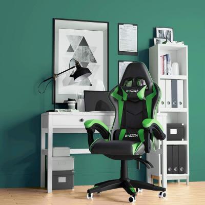 BIGZZIA Rattantree Chaise Ergonomique - Noir/Grena